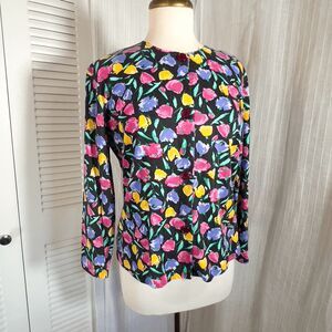 Nicole Ashley Blouse Size M Vintage 80's Clean Girl Romantic Academia Blouse